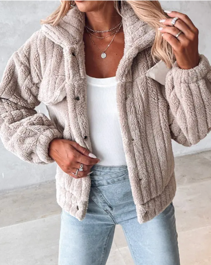 Oversized Casual Jacket with Front Pockets