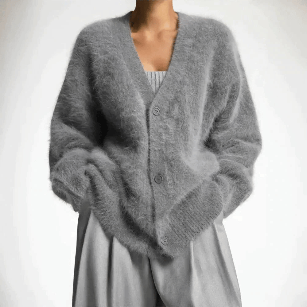 Gabrielle soft wool cardigan