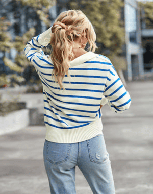 Mila™ | Classic Striped Knit Sweater