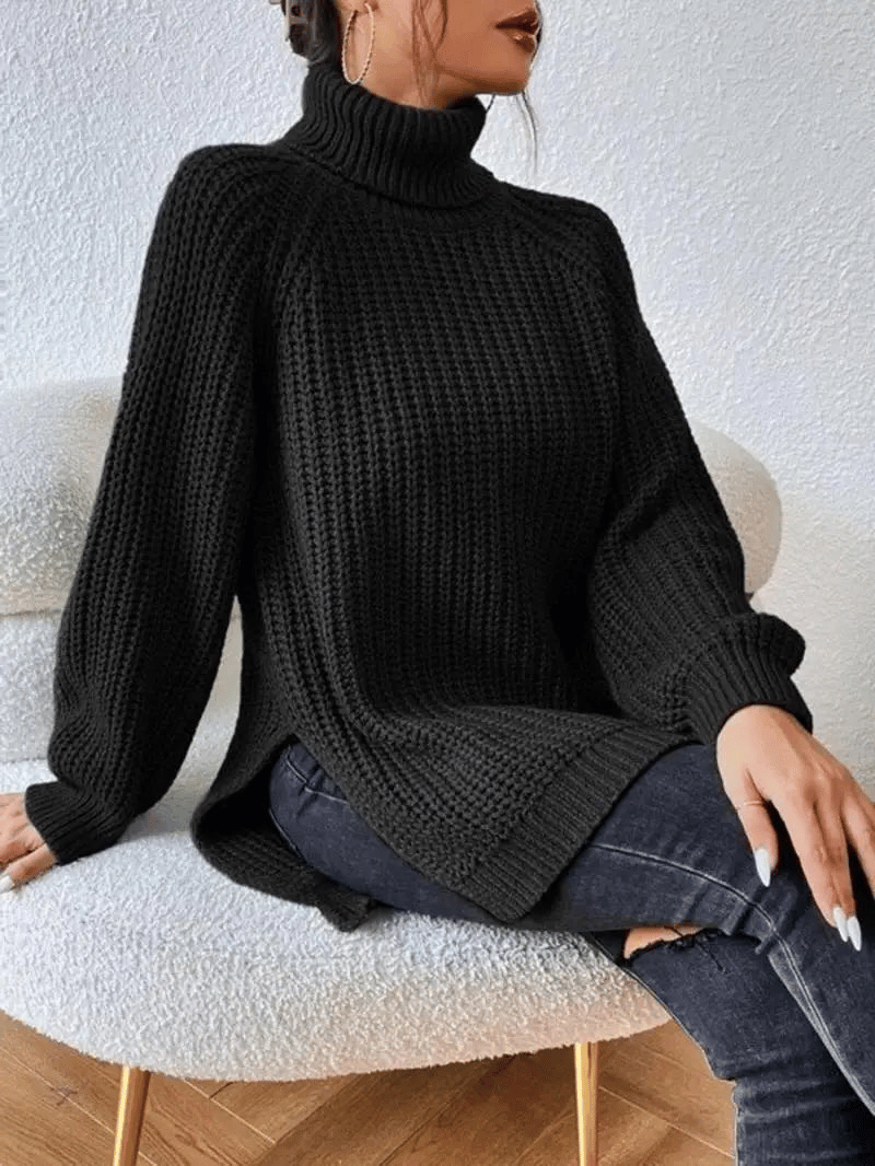 Emma - Oversized turtleneck jumper