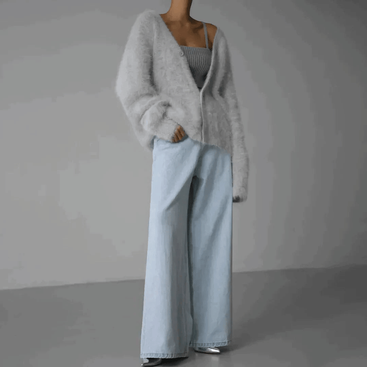 Gabrielle soft wool cardigan